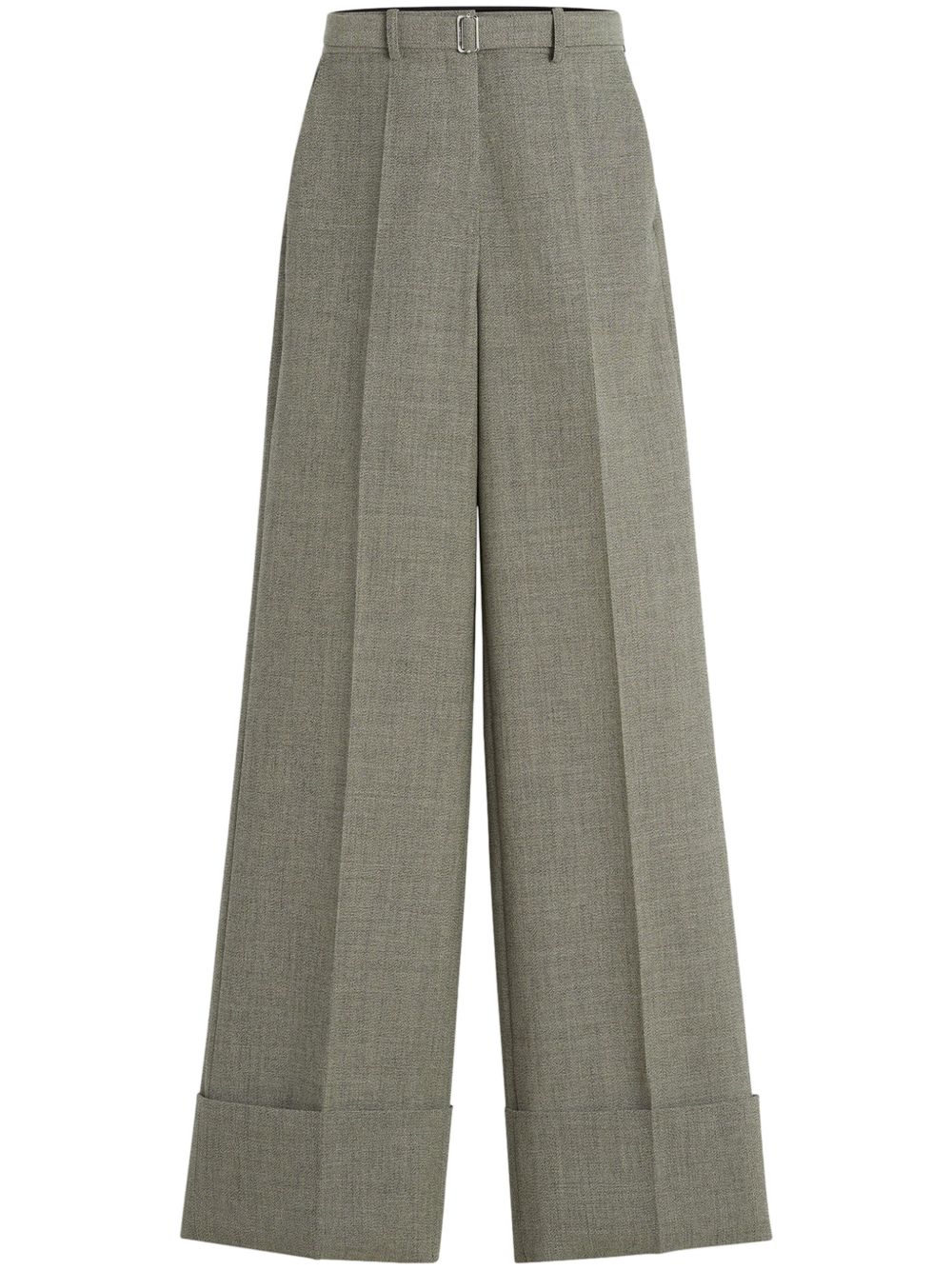 Lanvin wide-leg wool trousers - 灰色