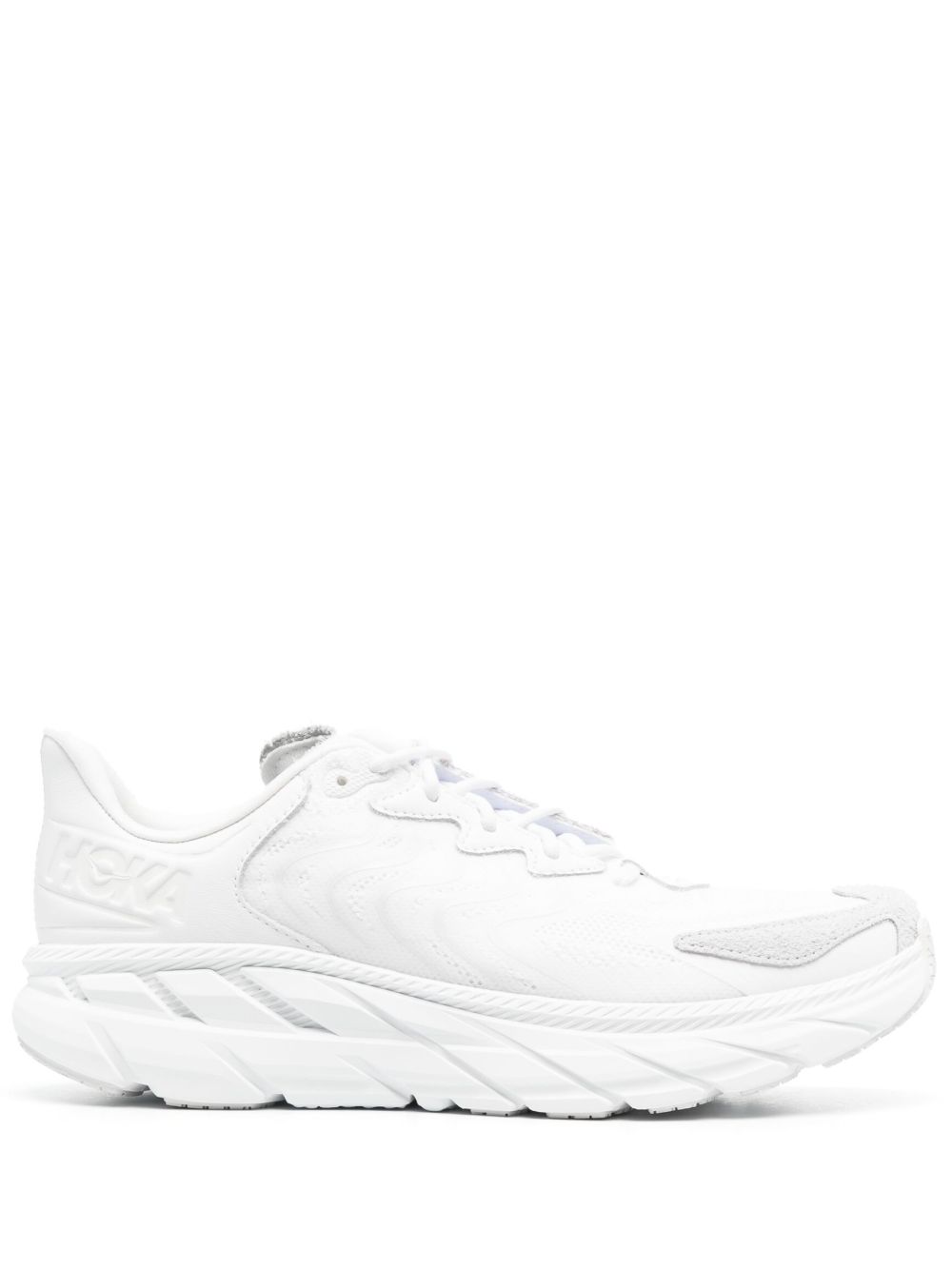 HOKA Clifton 粗跟运动鞋 - 白色