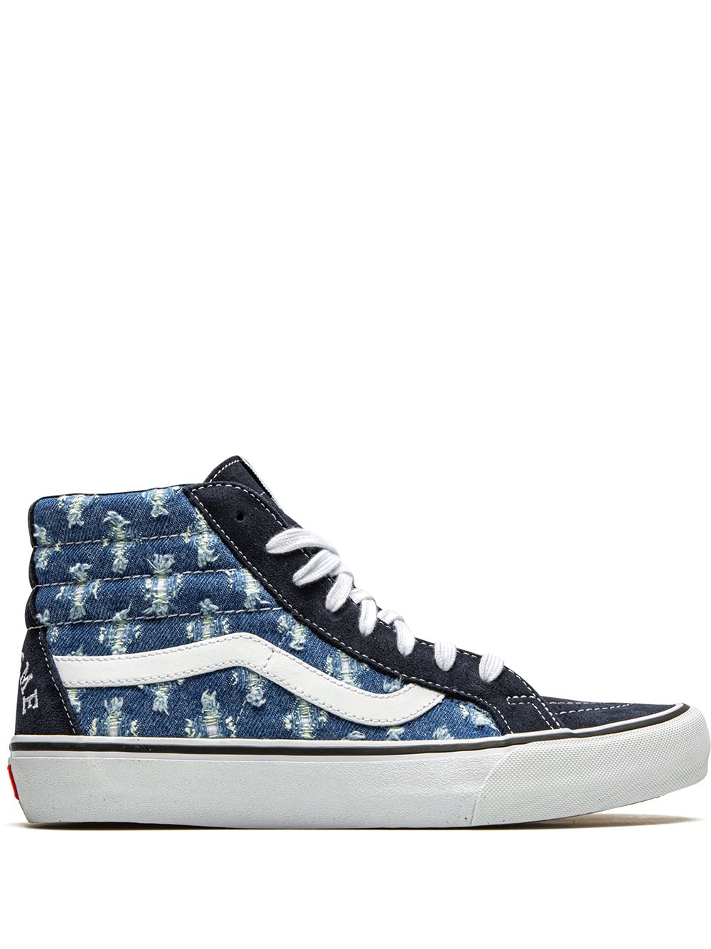 Vans x Supreme Sk8-Hi Pro Hole Punch Denim - Blue 板鞋 - 蓝色