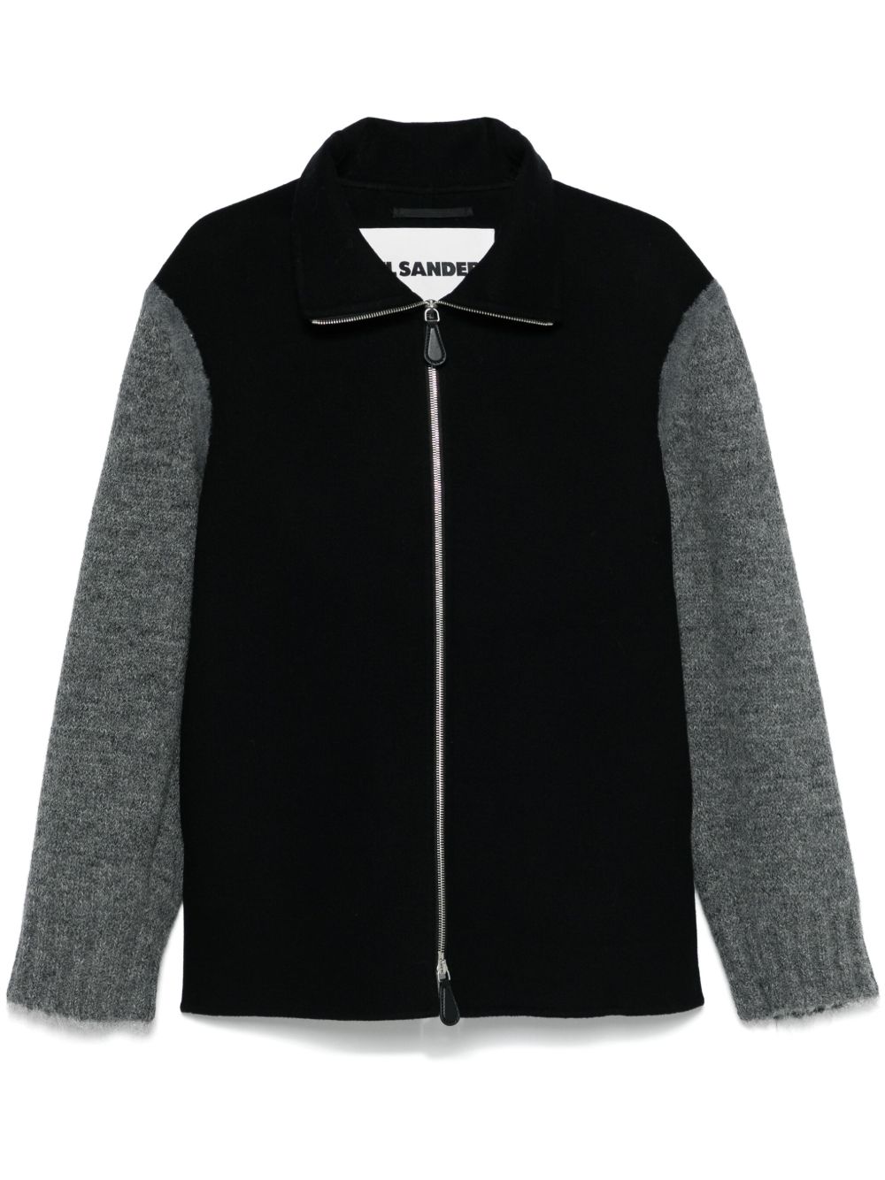 Jil Sander 拼色夹克 - 黑色