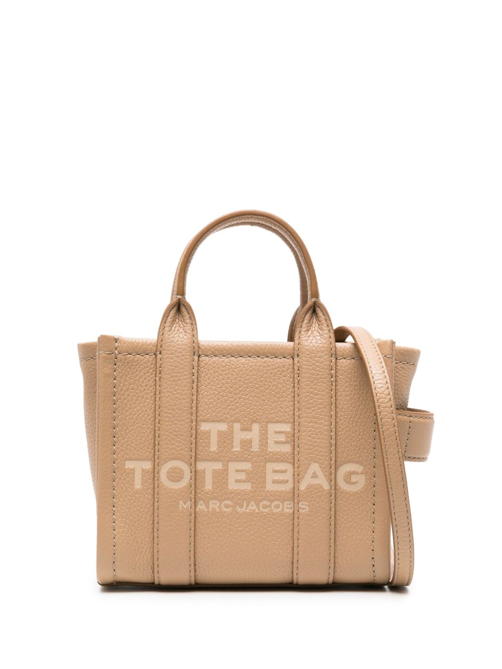 Marc Jacobs The Mini 皮质手提包 - 褐色