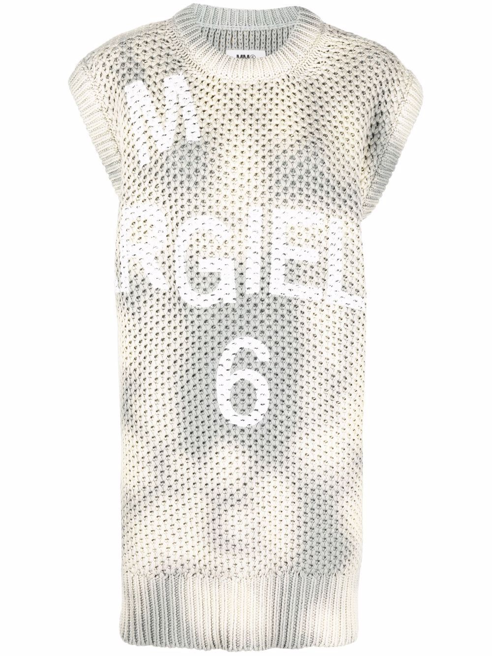 MM6 Maison Margiela 马丁·马吉拉时装屋 扎染针织连衣裙 - 中性色