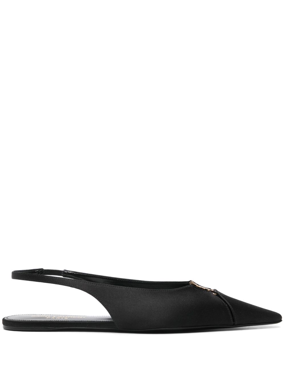 Saint Laurent Babylone 裹踝高跟鞋 - 黑色