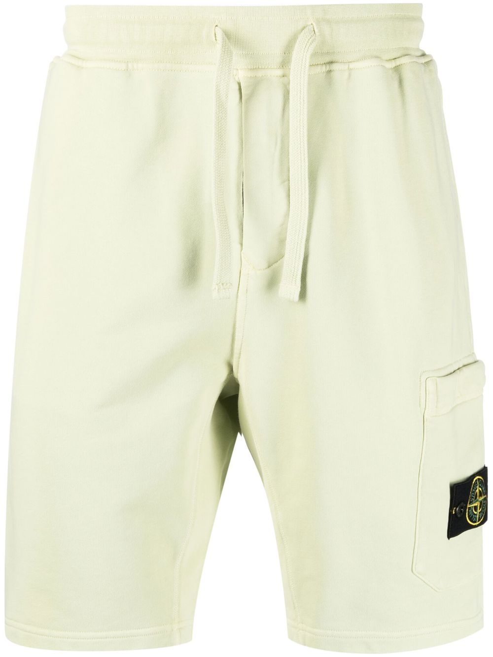 Stone Island Compass 贴花运动短裤 - 绿色
