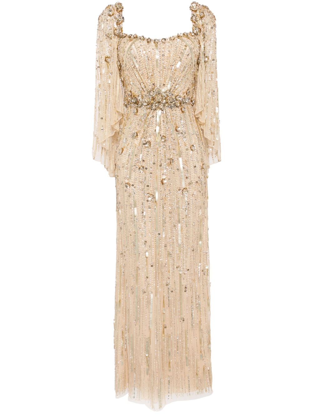 Jenny Packham Brightstar 晶饰礼服 - 金色