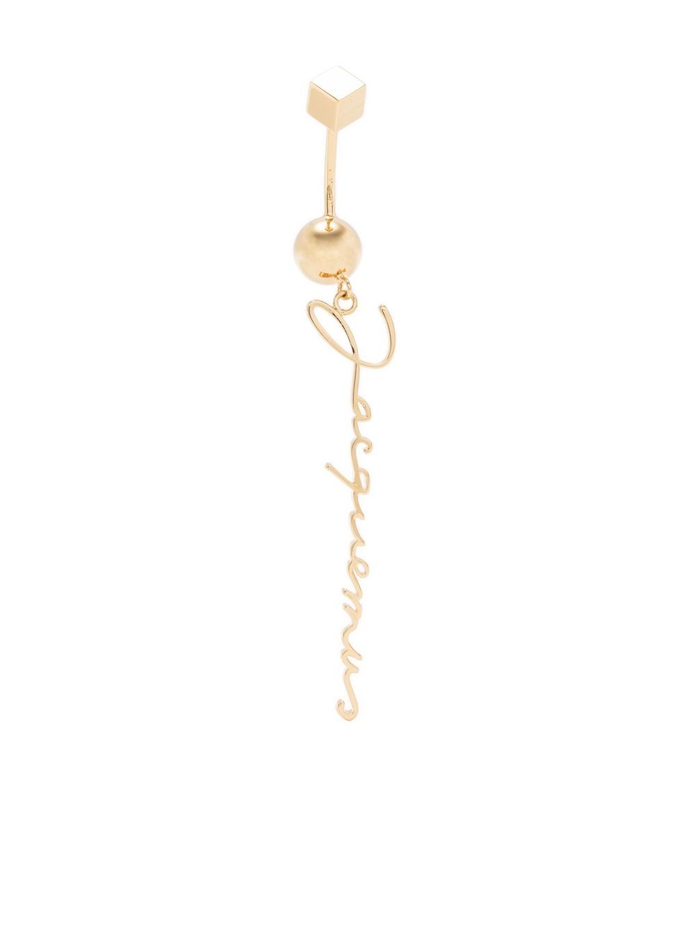 Jacquemus Le Signature 穿孔脐钉 - 金色