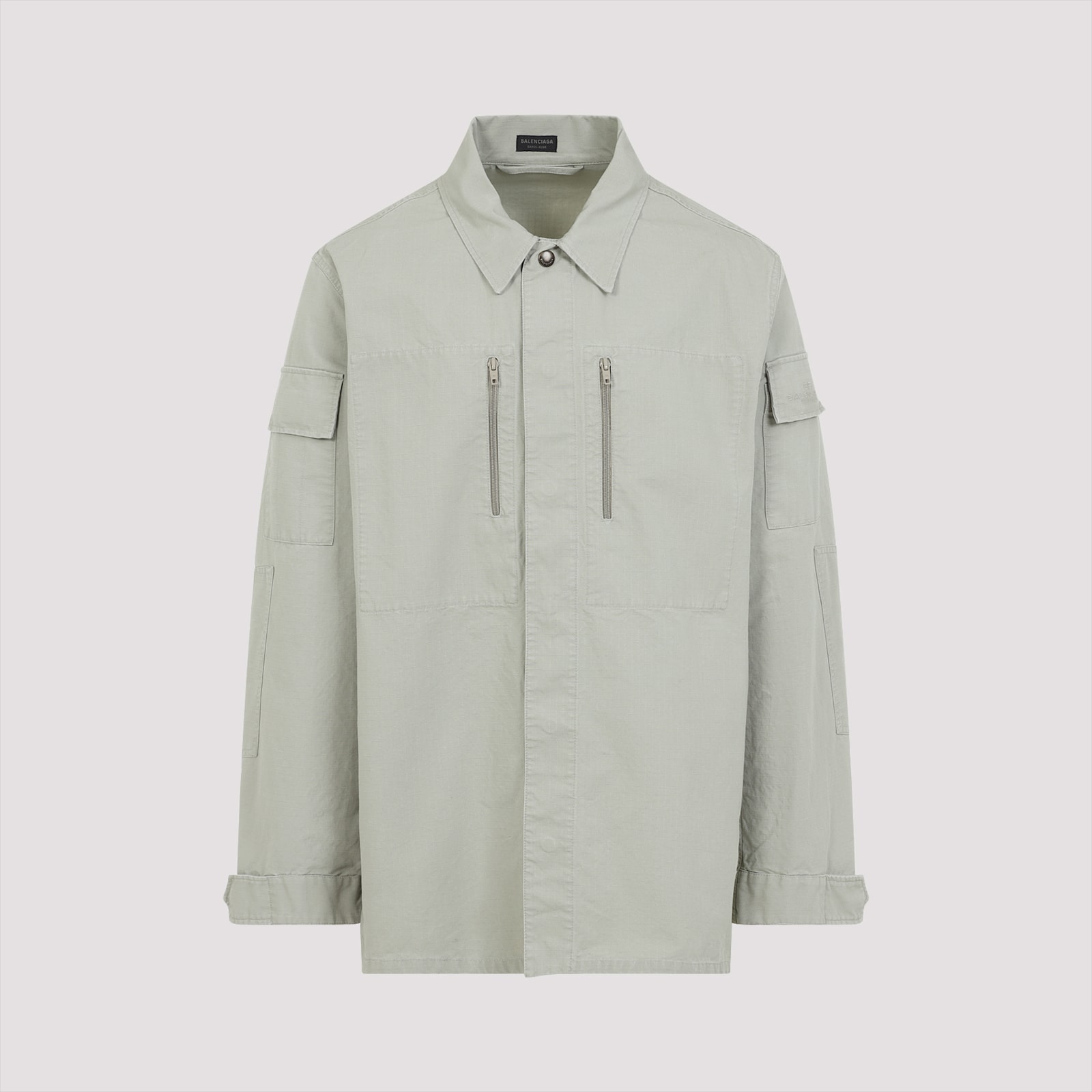 Balenciaga Long Sleeves Military Shirt