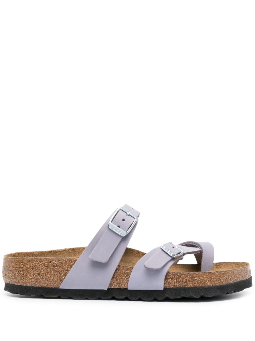 Birkenstock 模压鞋垫露趾拖鞋 - 紫色