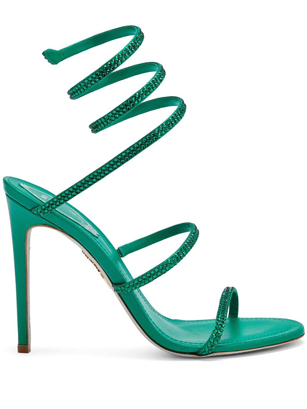 René Caovilla 105mm Cleo sandals - 绿色