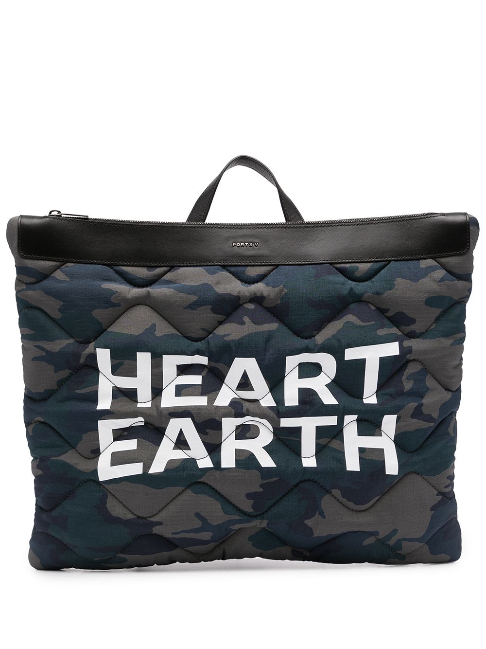 Ports V Heart Earth 迷彩双肩包 - 蓝色