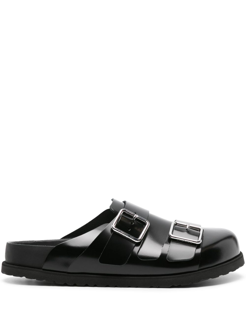 Birkenstock Arizona 皮质凉鞋 - 黑色