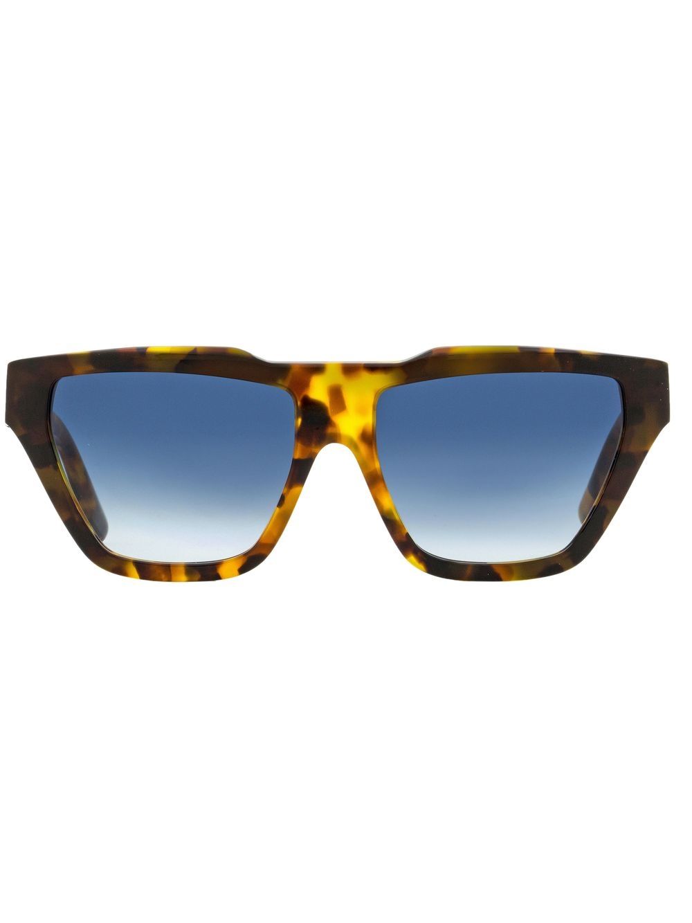 Victoria Beckham Eyewear VB145S 长方形镜框太阳眼镜 - 褐色