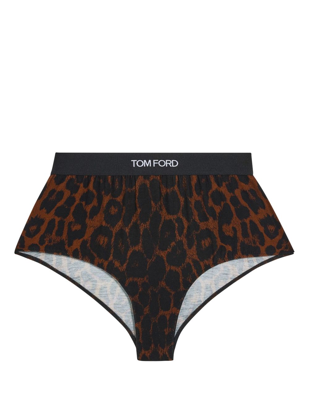 TOM FORD logo印花三角内裤 - 黑色