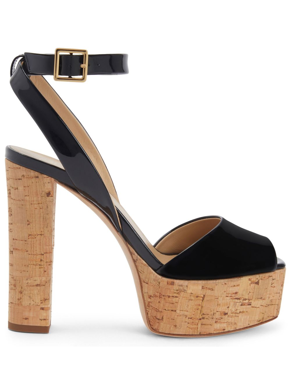 Giuseppe Zanotti Betty 皮质高跟凉鞋 - 黑色