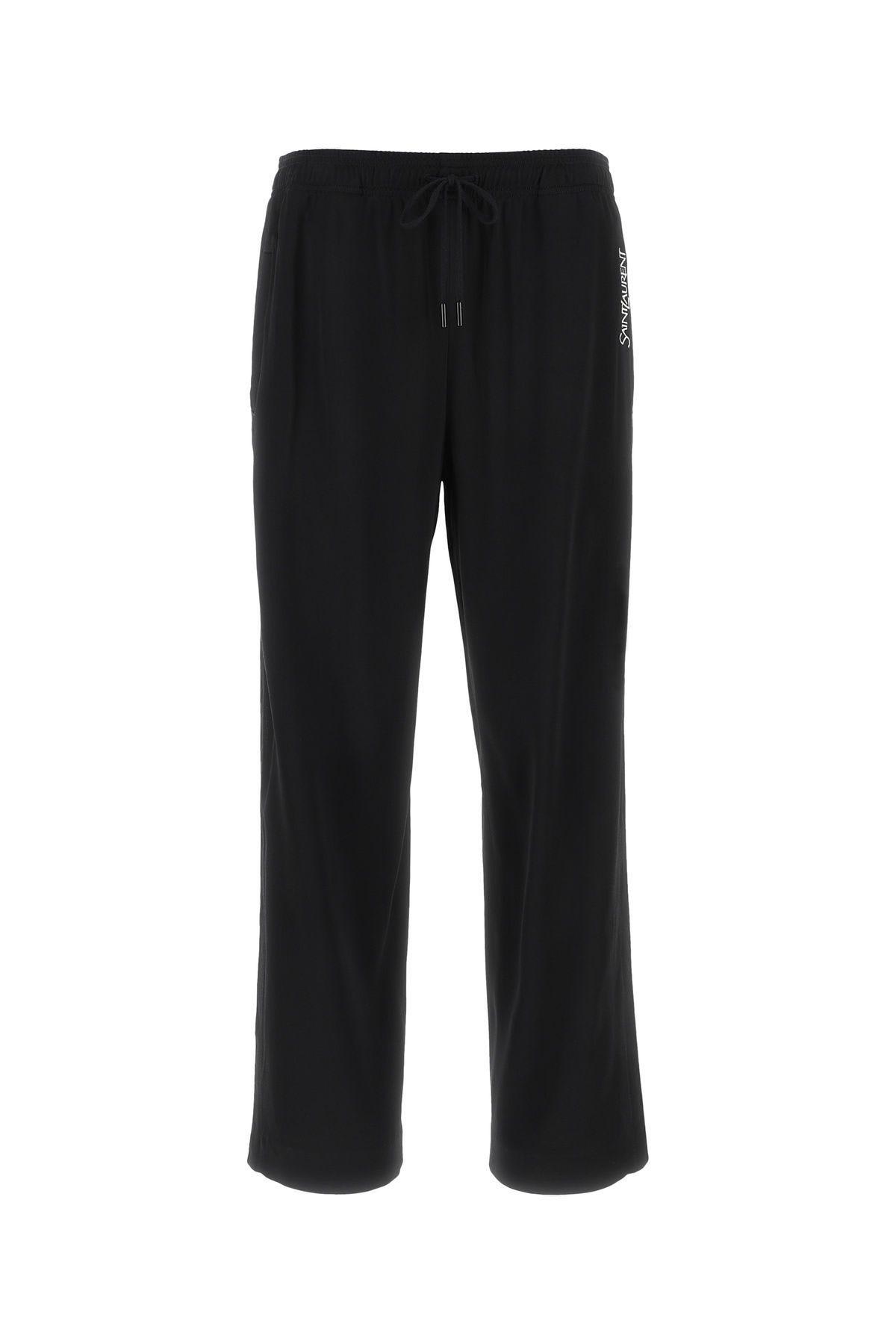 Saint Laurent 缎面运动裤