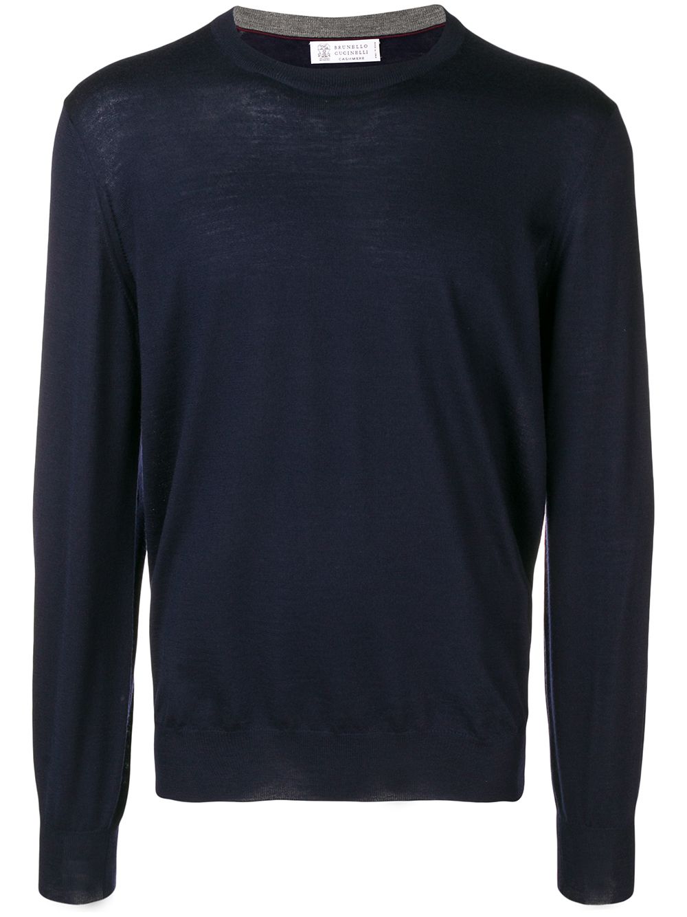 Brunello Cucinelli 圆领毛衣 - 蓝色