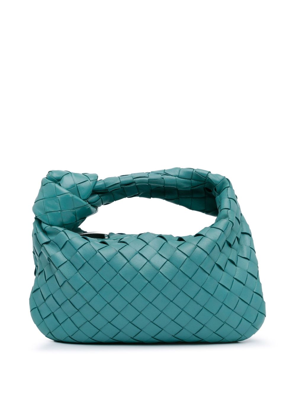 Bottega Veneta Pre-Owned Intrecciato Jodie 迷你手提包（2012-2023年典藏款） - 蓝色