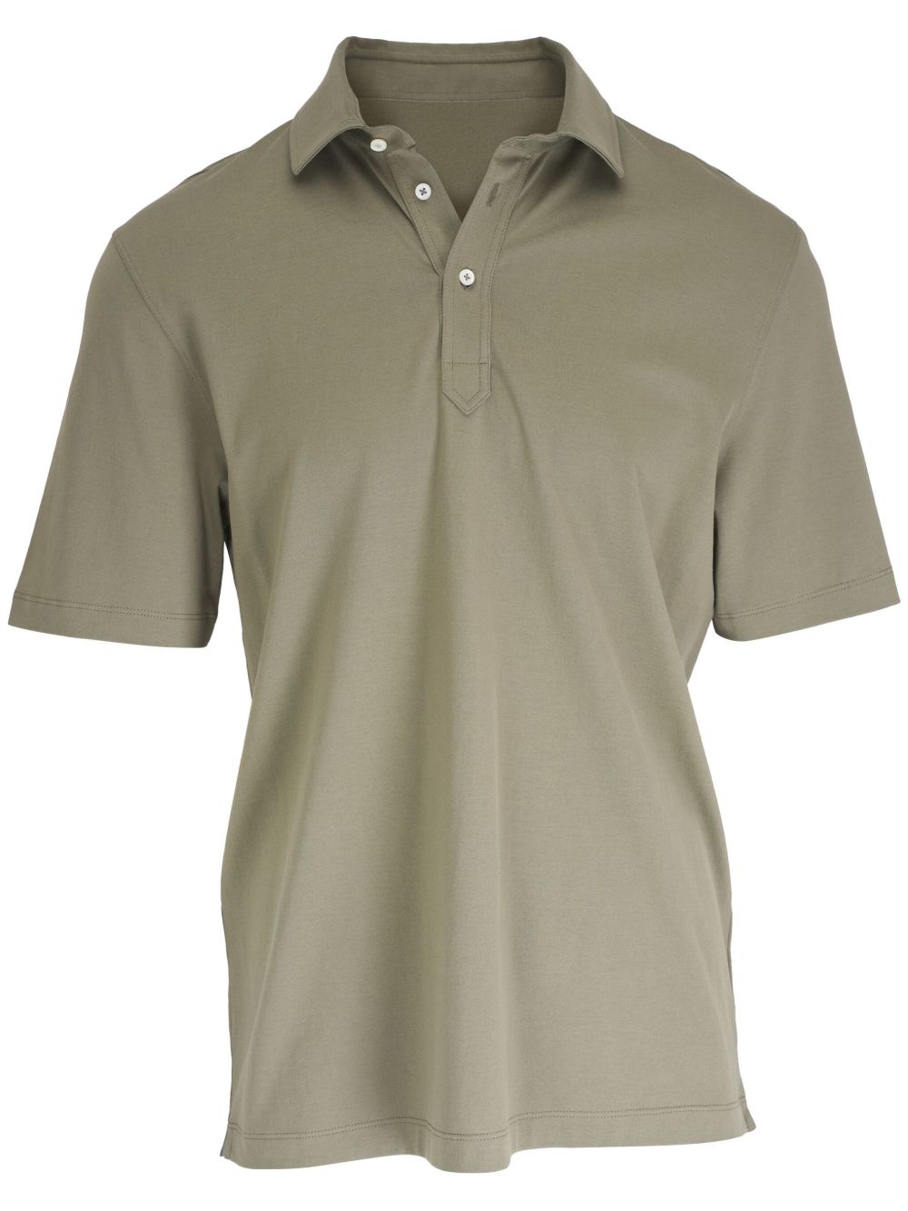 Brunello Cucinelli 棉polo衫 - 绿色
