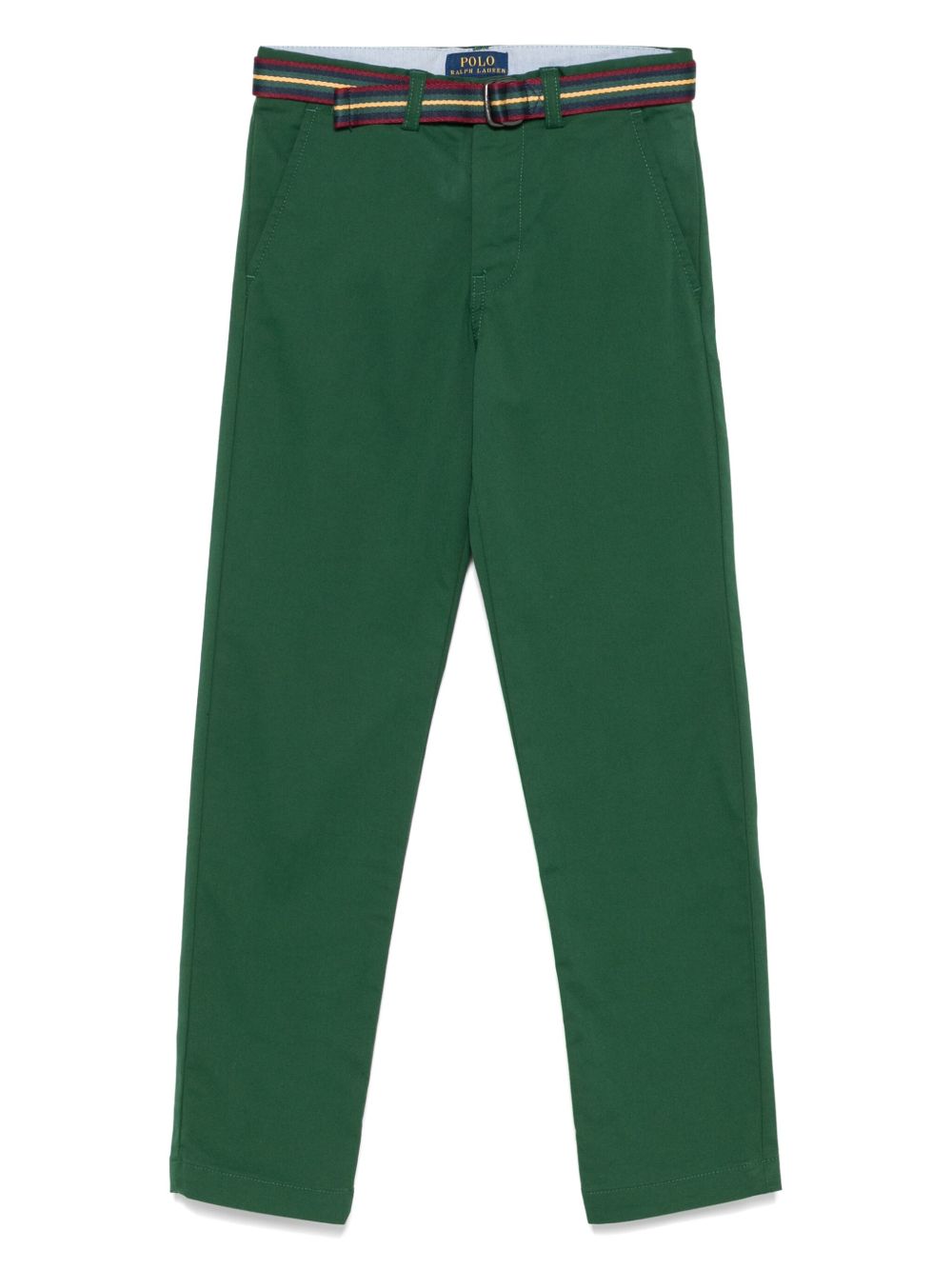 POLO RALPH LAUREN KIDS Bedford 卡其裤 - 绿色