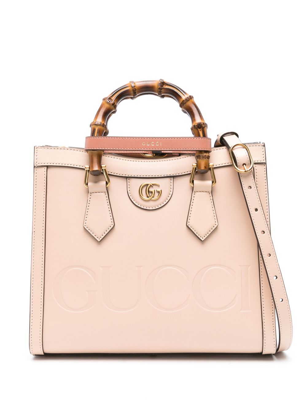 Gucci Diana 皮质小号手提包 - 中性色
