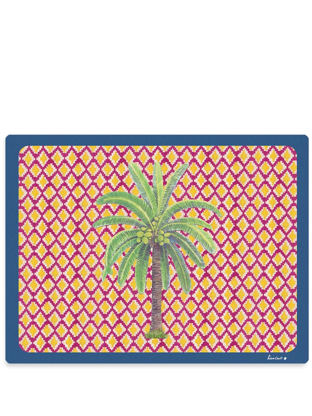 Lisa Corti Masonite rectangular placemat (set of two) - 黄色