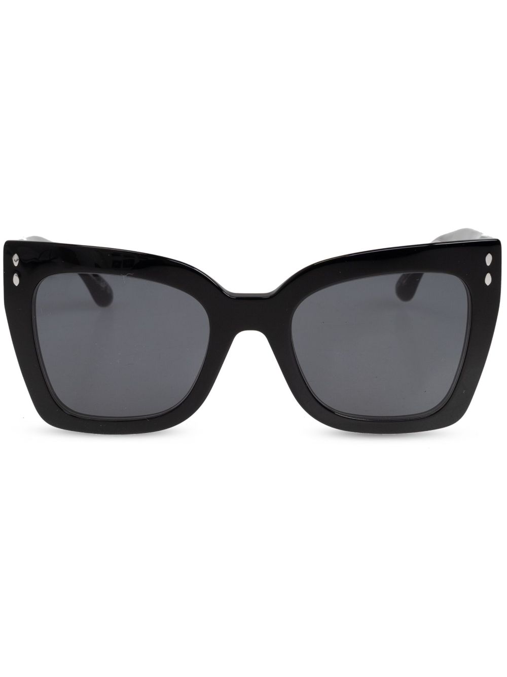 Isabel Marant Eyewear 方框太阳眼镜 - 黑色