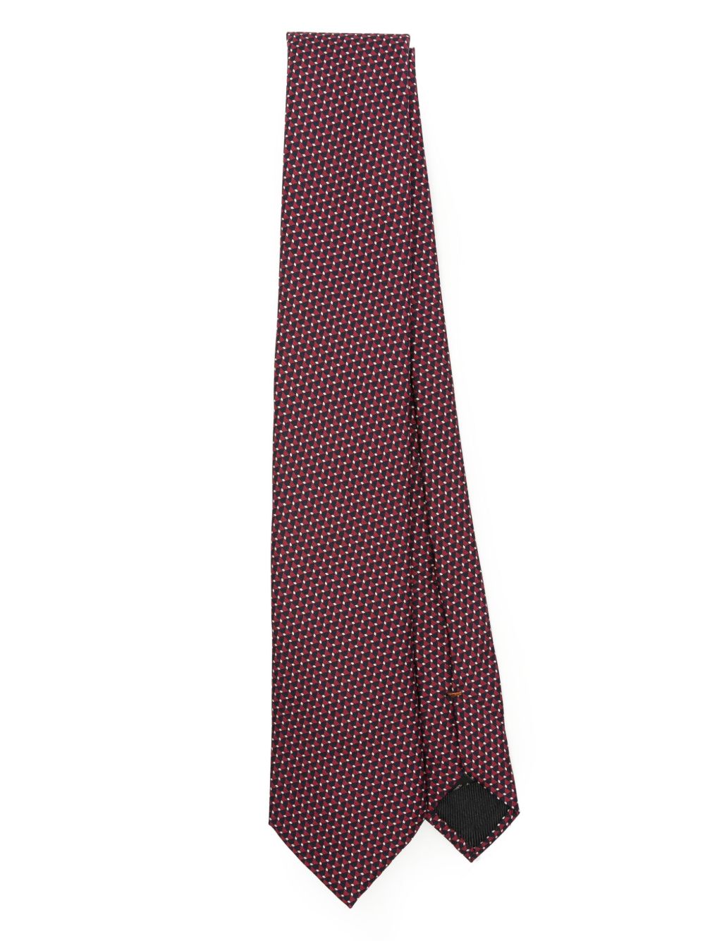 Zegna 真丝领带 - 红色