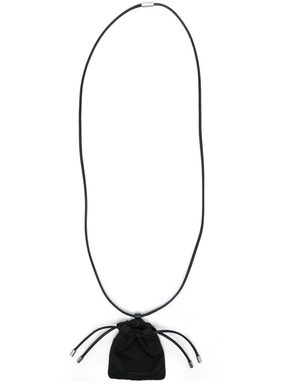 Saint Laurent logo字样 Airpods 保护壳 - 黑色