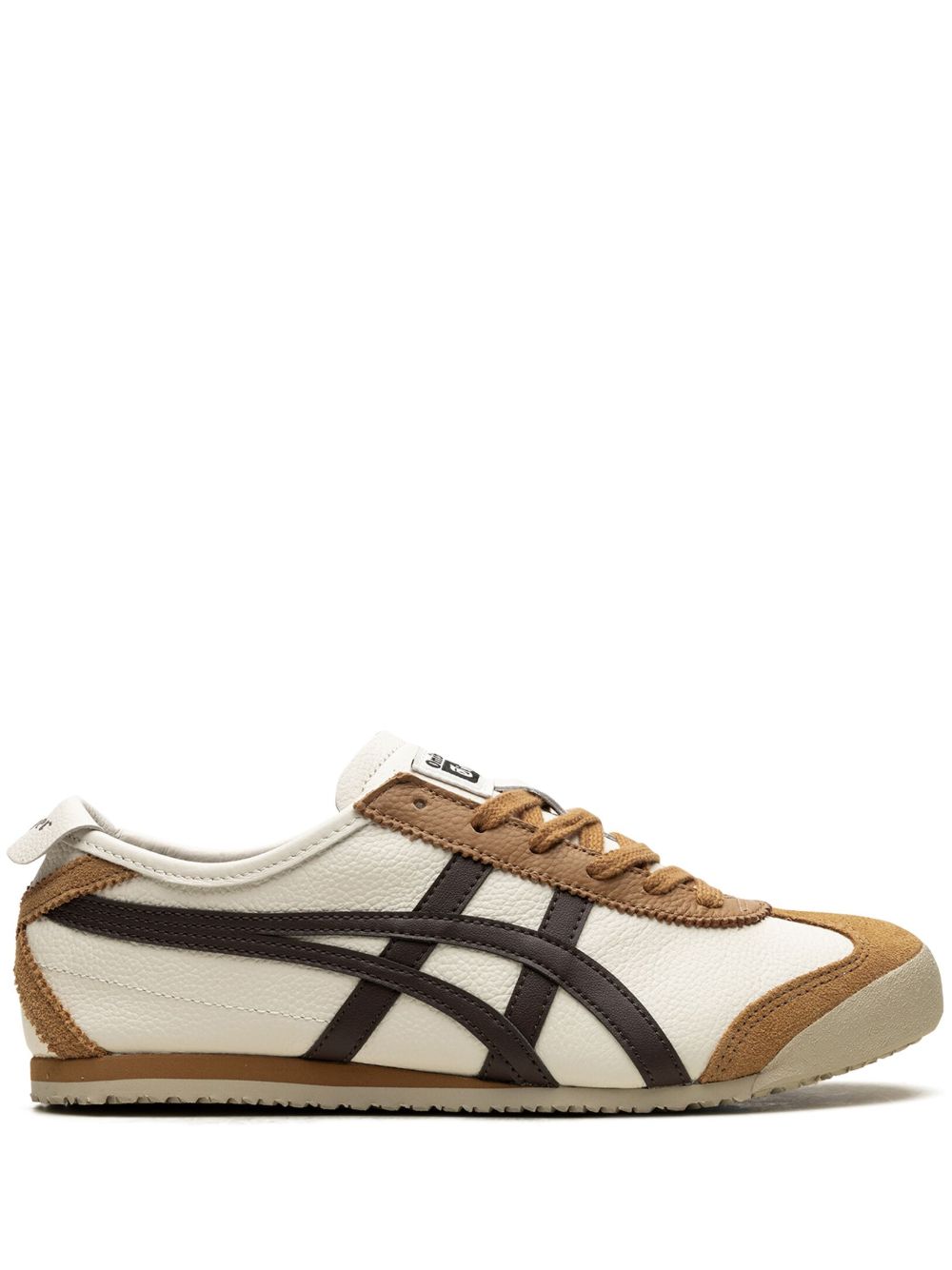 Onitsuka Tiger Mexico 66 Cream/Licorice Brown 运动鞋 - 中性色