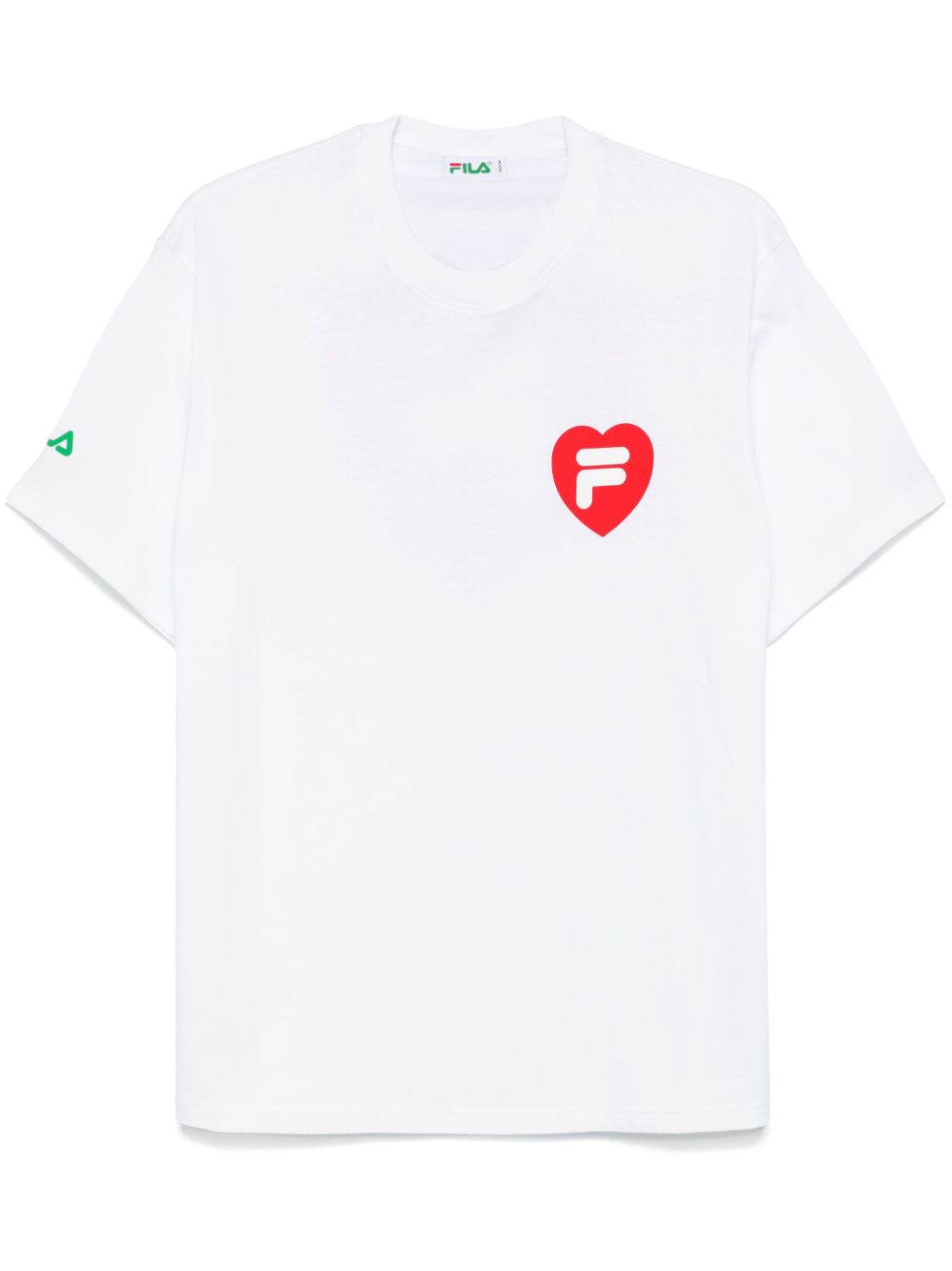 Fila logo印花T恤 - 白色