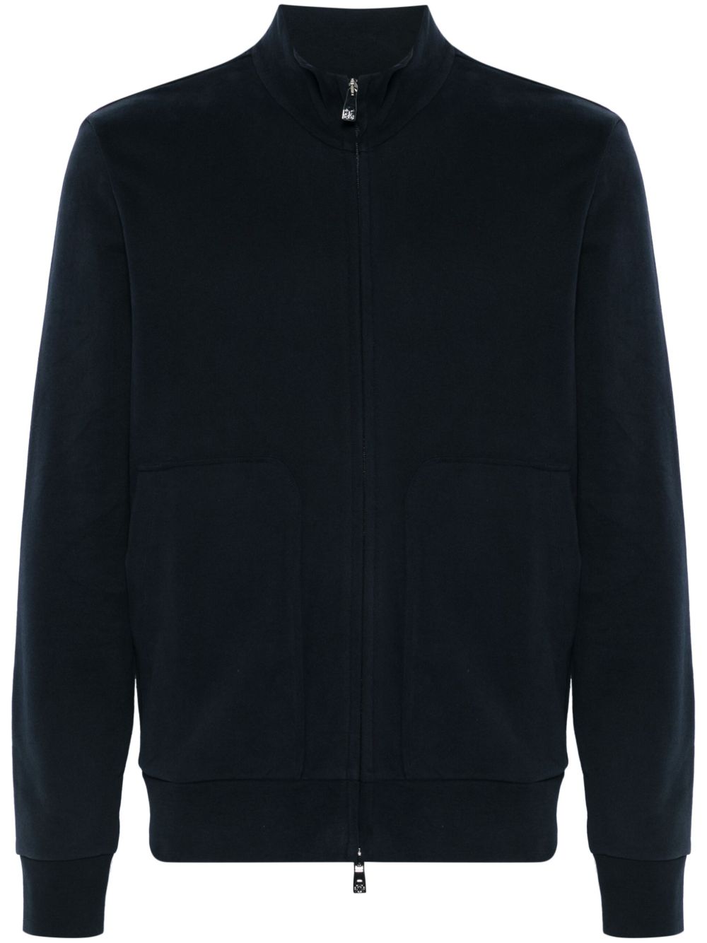 Corneliani 拉链卫衣 - 蓝色