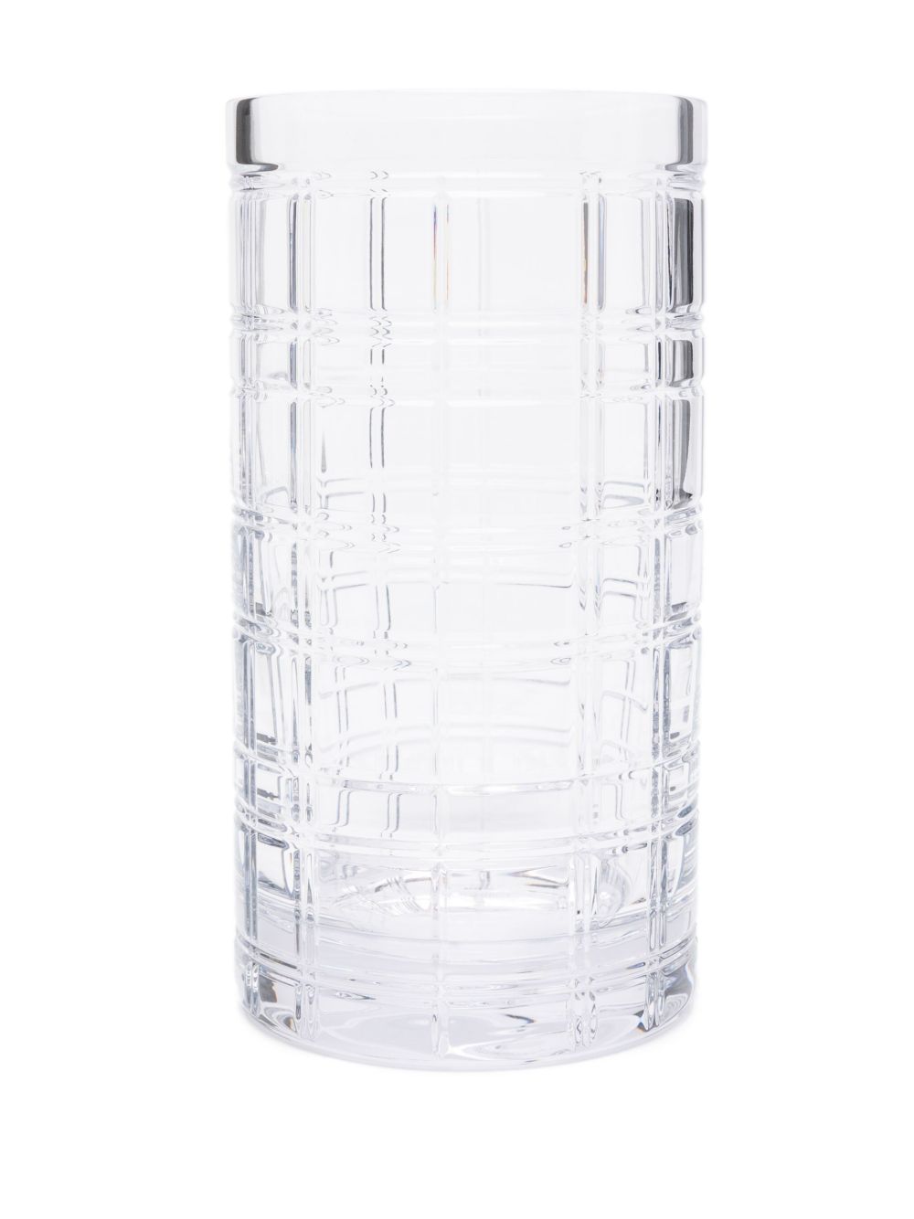 Ralph Lauren Home Hudson Plaid 玻璃中号花瓶 - 中性色