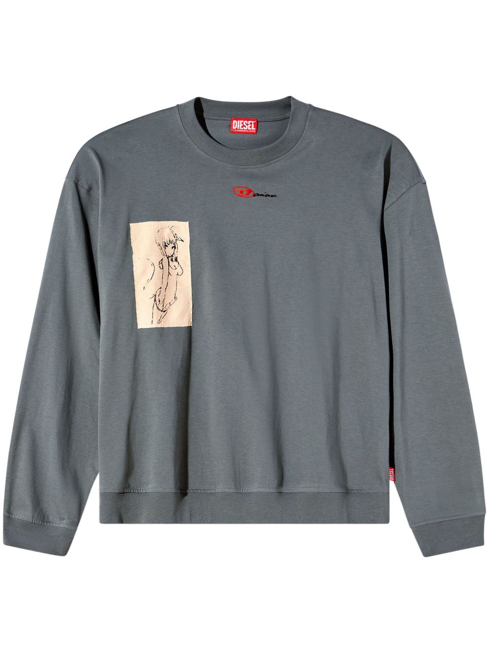 Diesel x Damiano David S-Boxt 毛衣 - 灰色