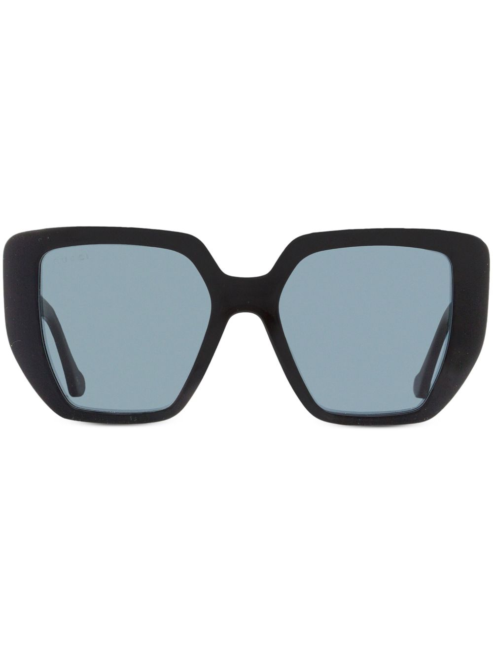 Gucci Eyewear 方框太阳眼镜 - 黑色