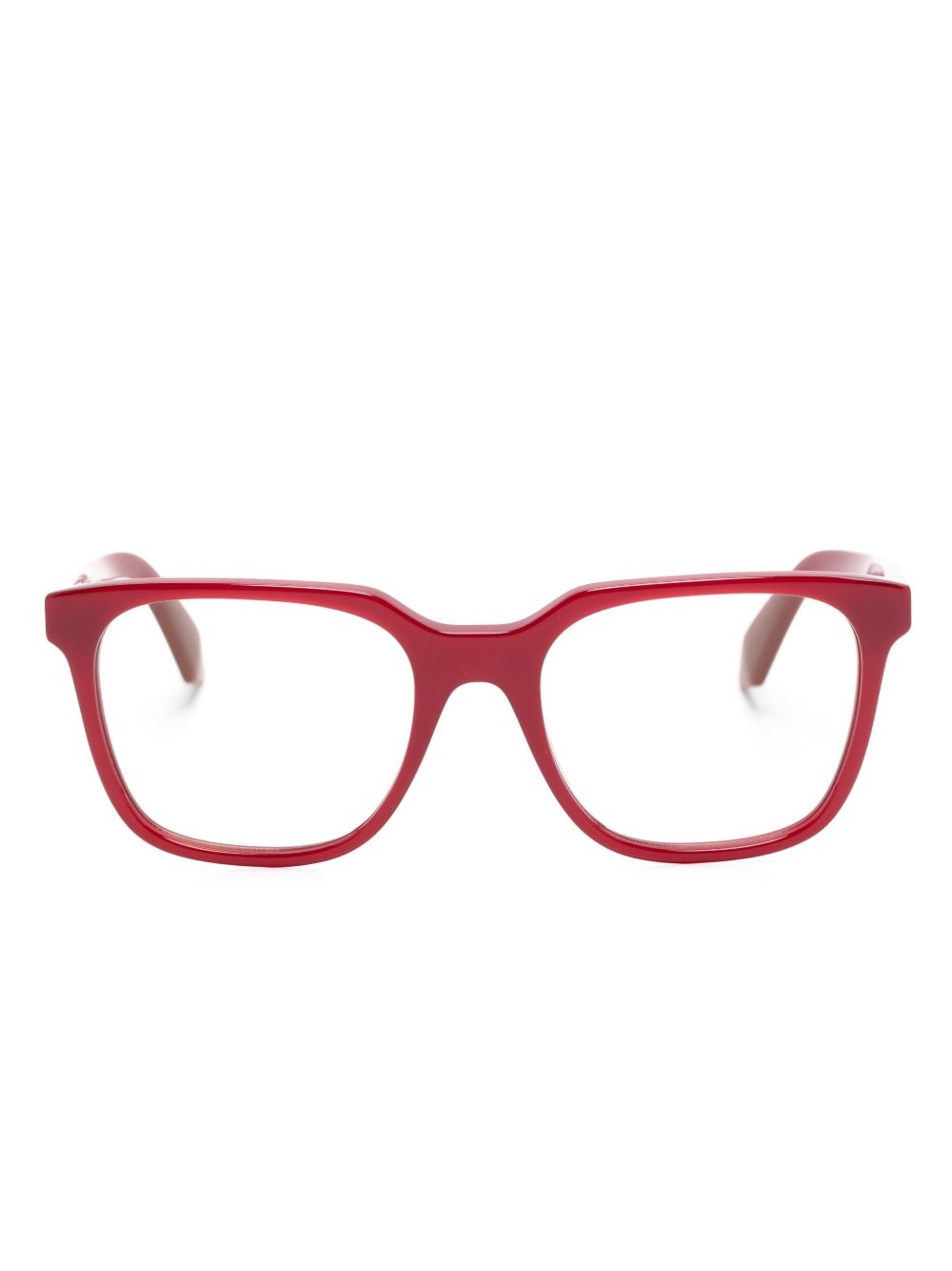 Off-White Eyewear 39 方框眼镜 - 红色