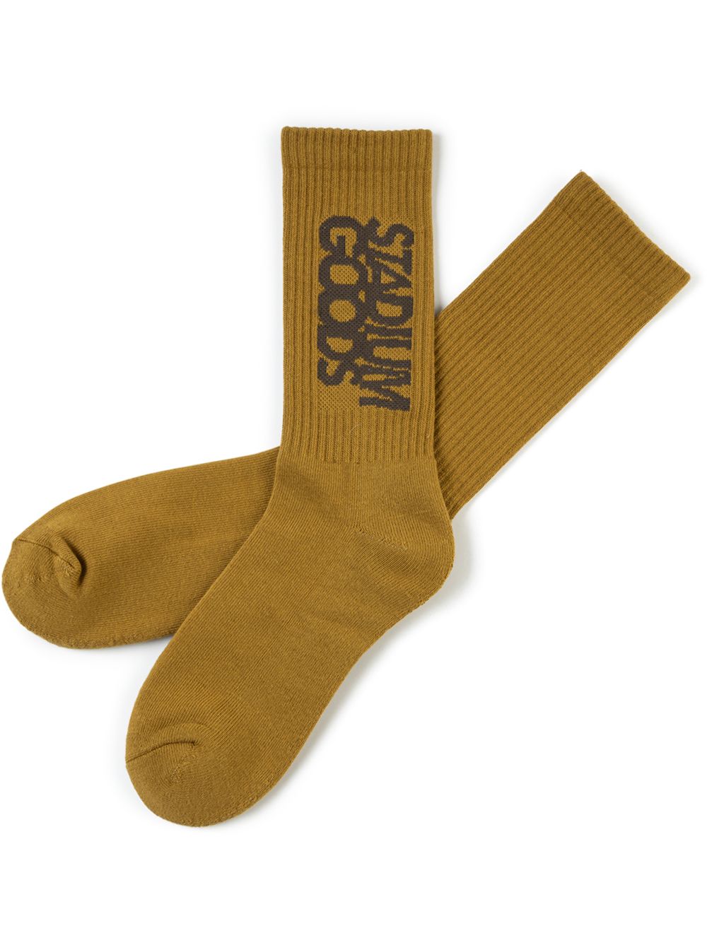 STADIUM GOODS® logo刺绣针织袜 - 褐色