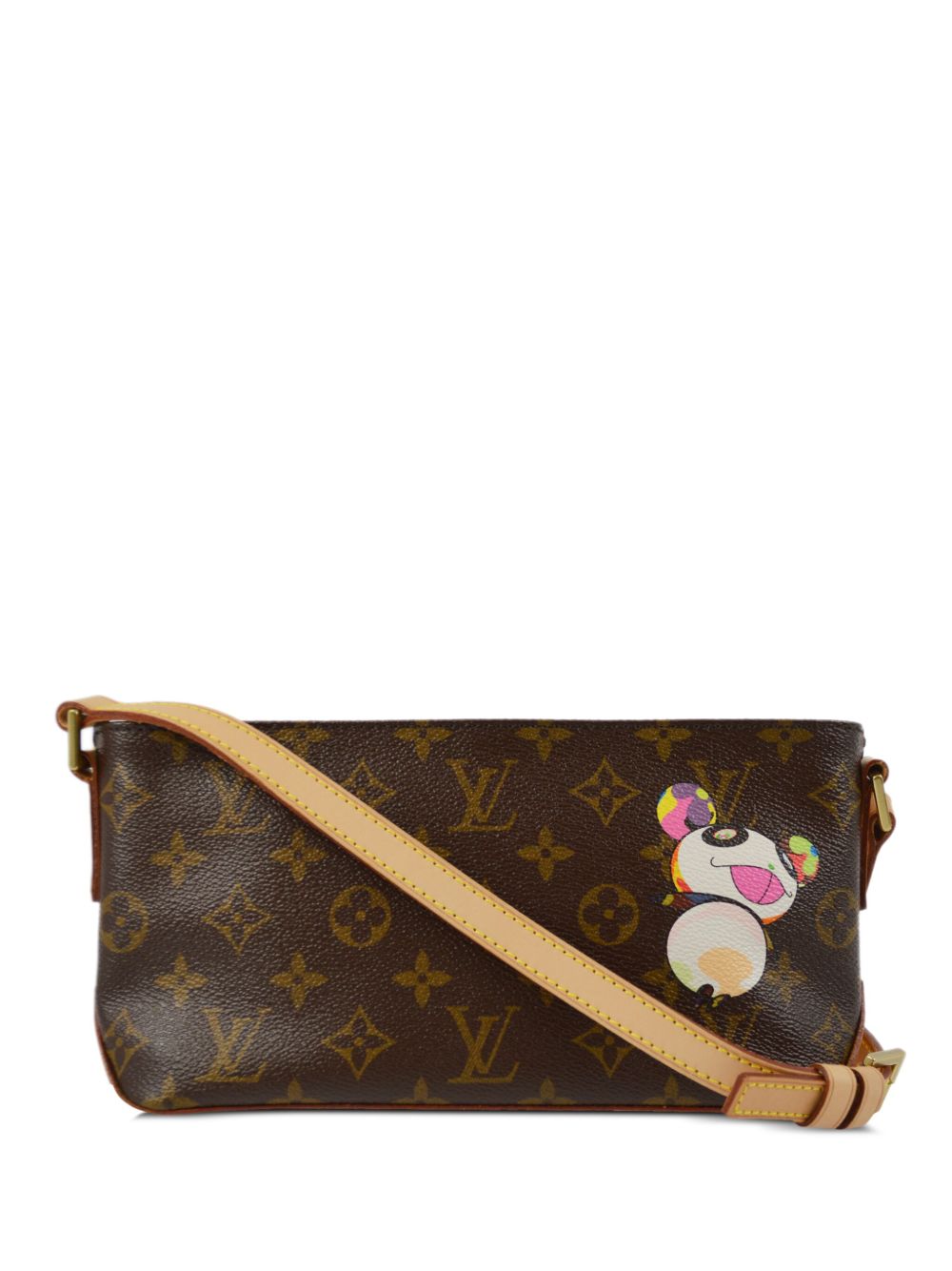 Louis Vuitton Pre-Owned x Takashi Murakami Trotteur 单肩包（2004年典藏款） - 褐色