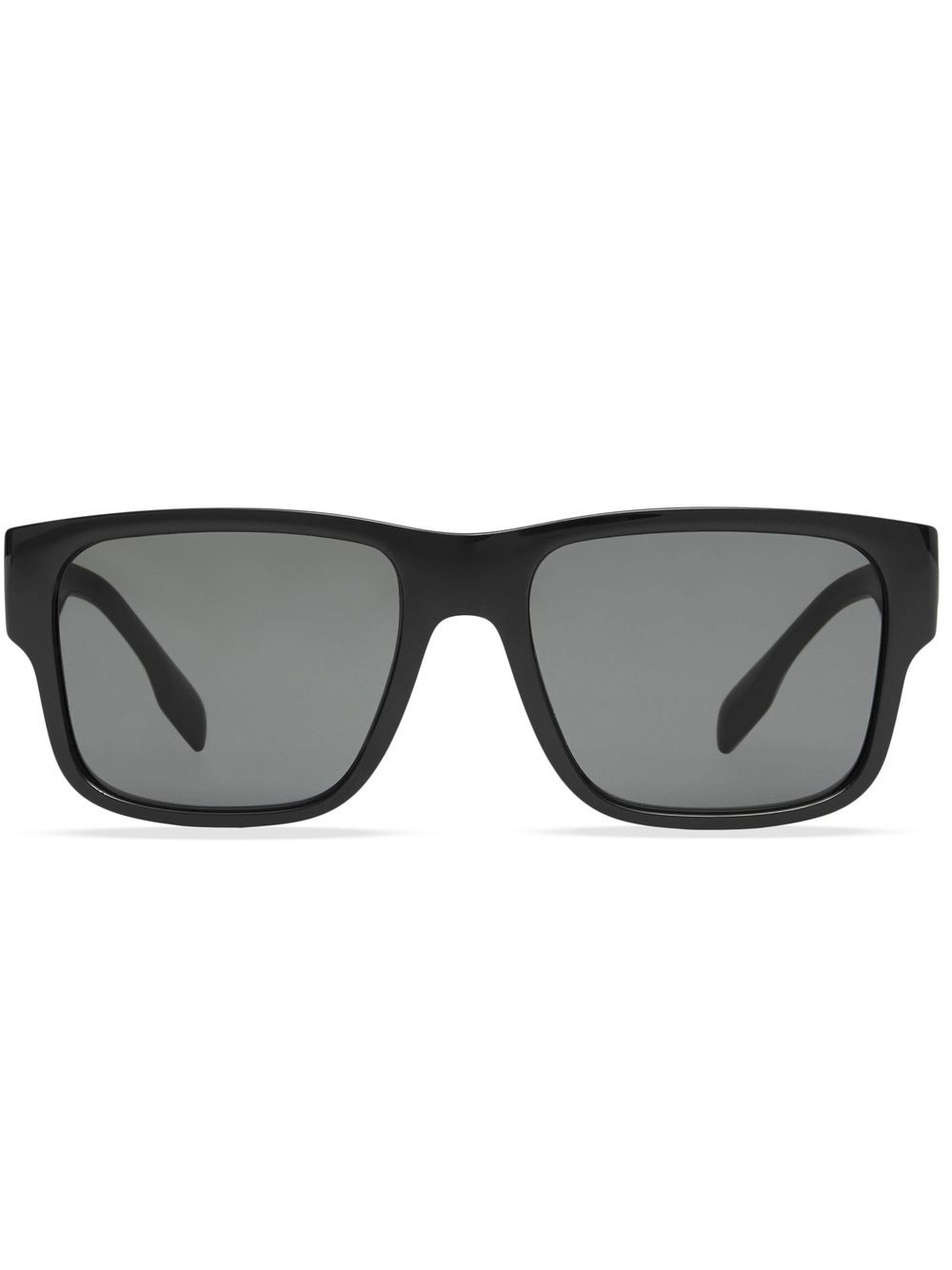Burberry logo细节方框太阳眼镜 - 黑色