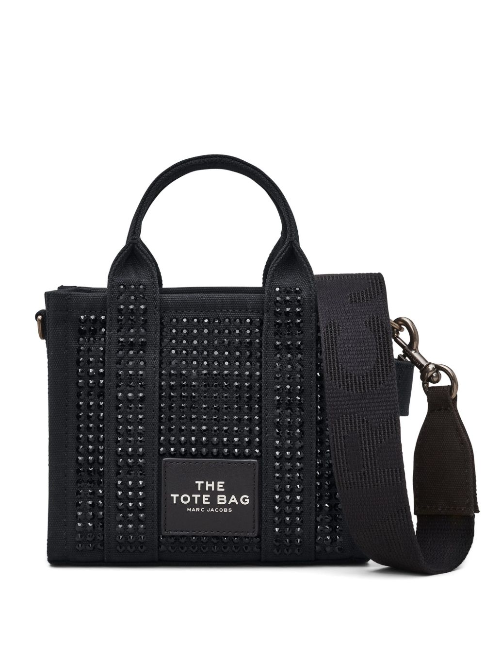 Marc Jacobs The Crystal Canvas Crossbody Tote 手提包 - 黑色