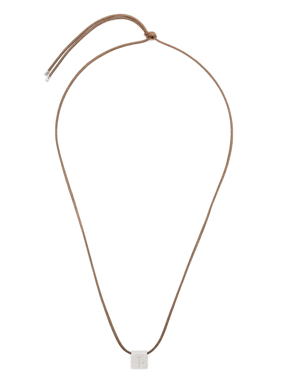 Missoma x Lucy Williams Byzantine-coin cord necklace - 银色
