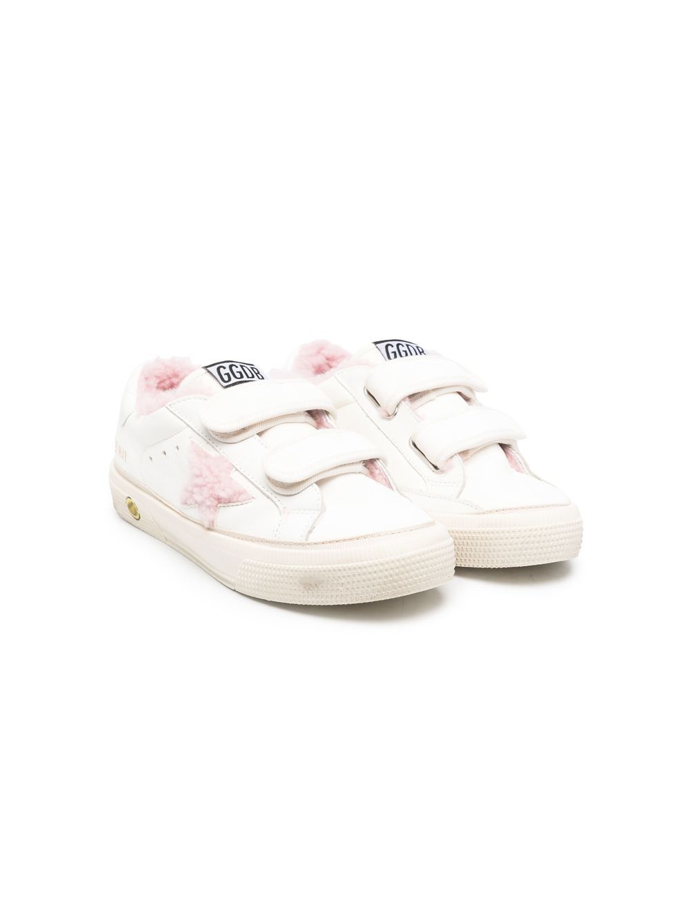 Golden Goose Kids Super-star 魔术贴运动鞋 - 白色