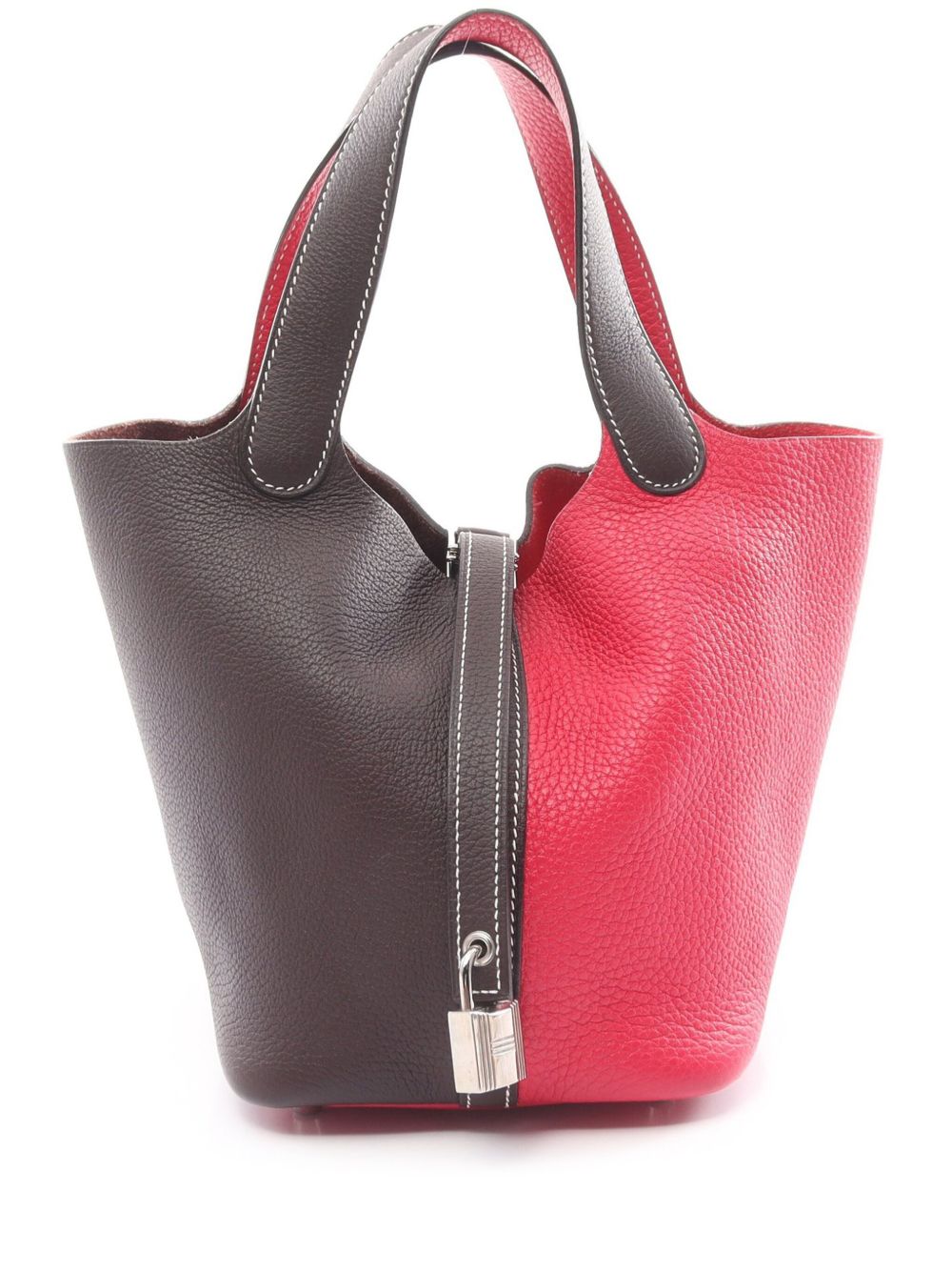 Hermès Pre-Owned Picotin Lock PM Clemence 手提包（2010年典藏款） - 褐色