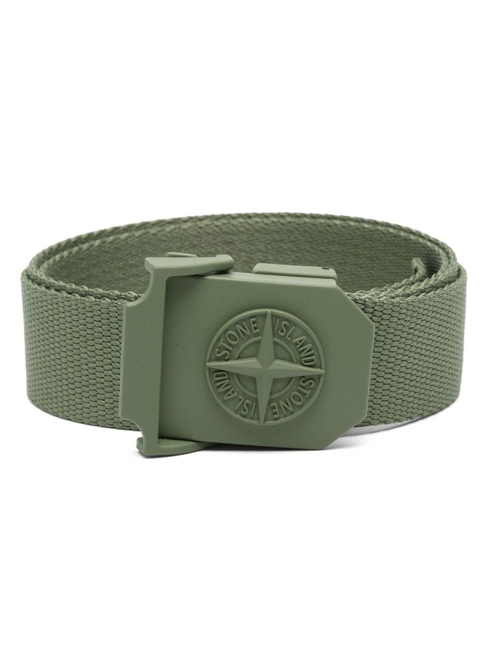 Stone Island 罗盘扣环腰带 - 绿色