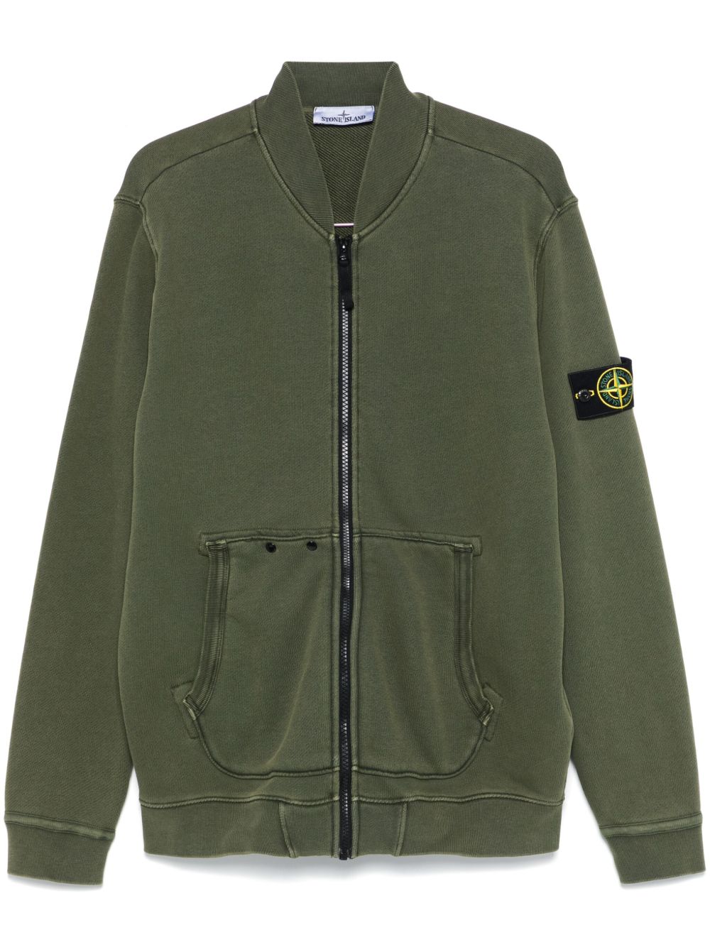 Stone Island 罗盘徽章卫衣 - 绿色