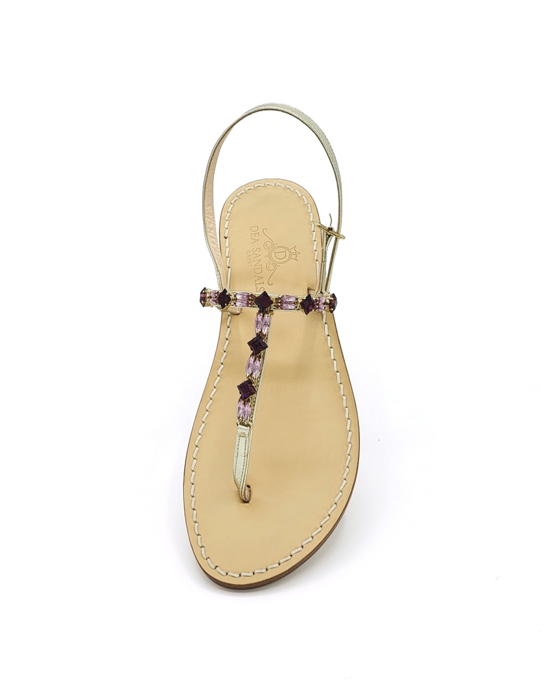 Dea Sandals Marechiaro Purple Jewel Sandals