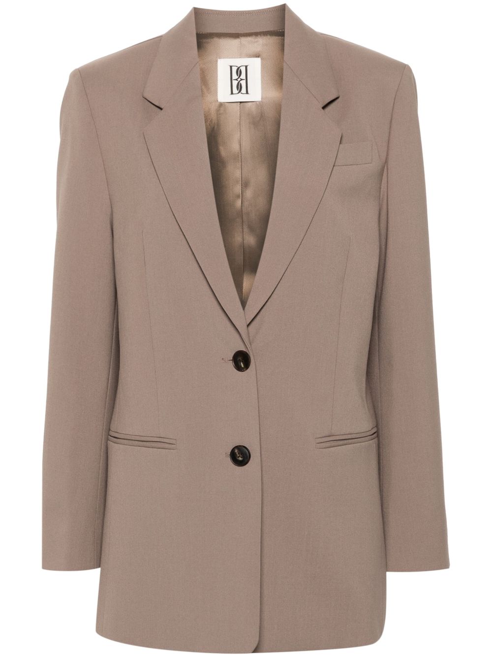 By Malene Birger Ophie 单排扣西装夹克 - 中性色