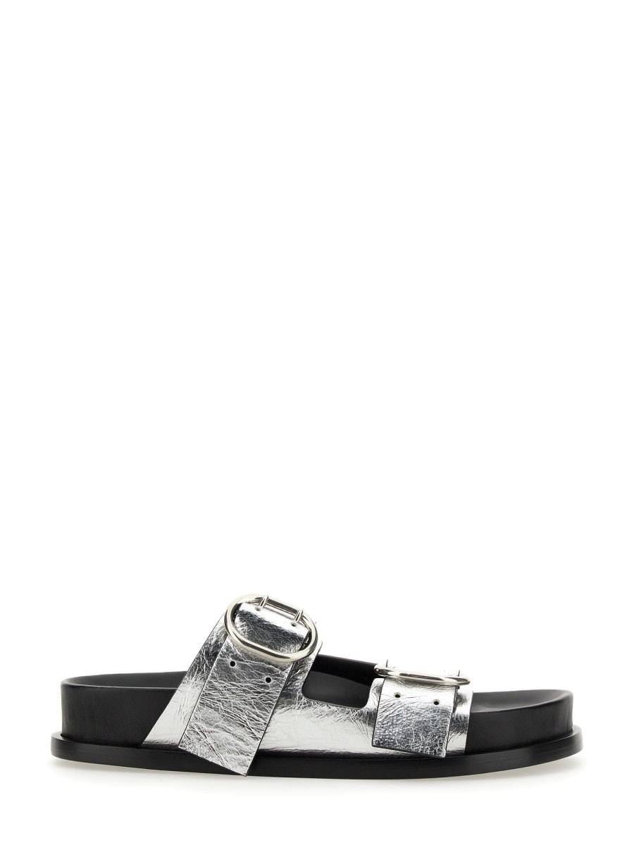 Jil Sander 皮革搭扣凉鞋