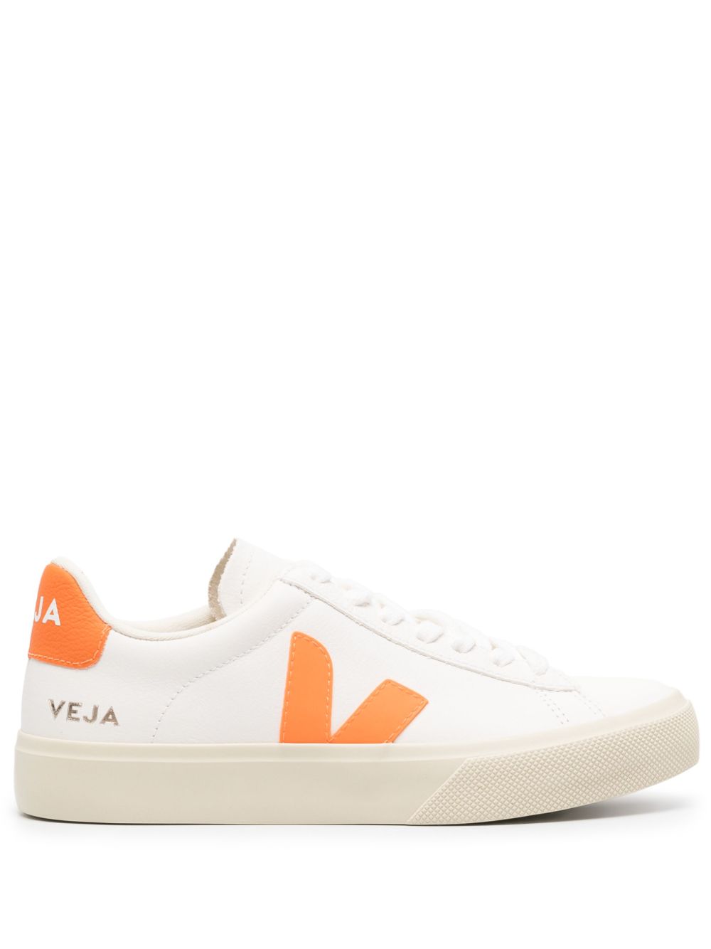 VEJA Campo 皮质运动鞋 - 白色