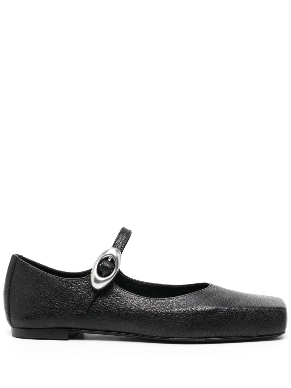Alexander Wang Billie 皮质玛丽珍鞋 - 黑色