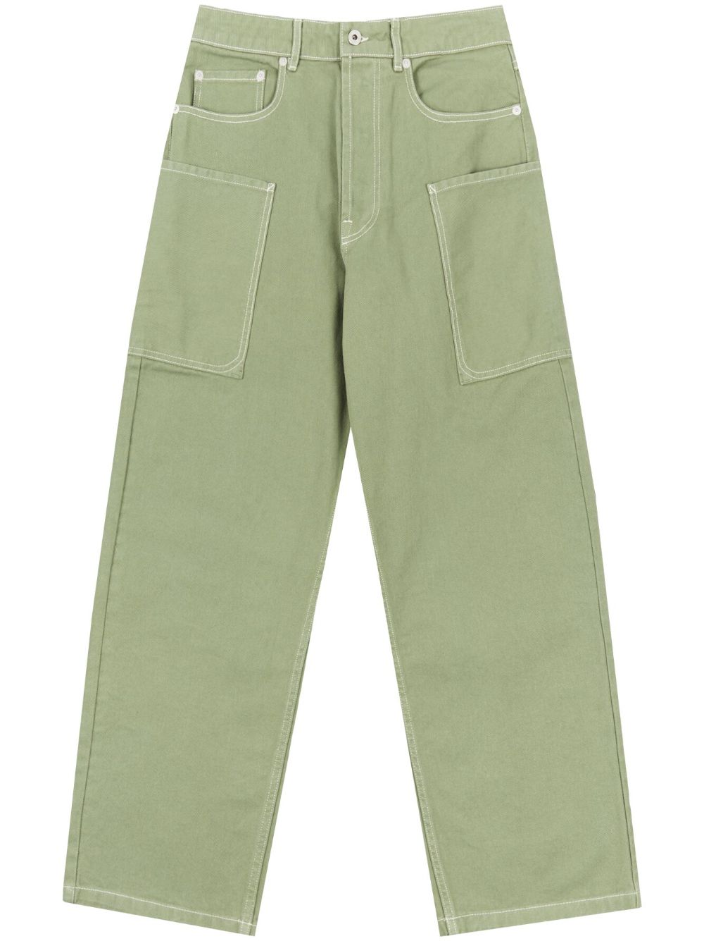 Kenzo Elephant Flag Green 工装裤 - 绿色